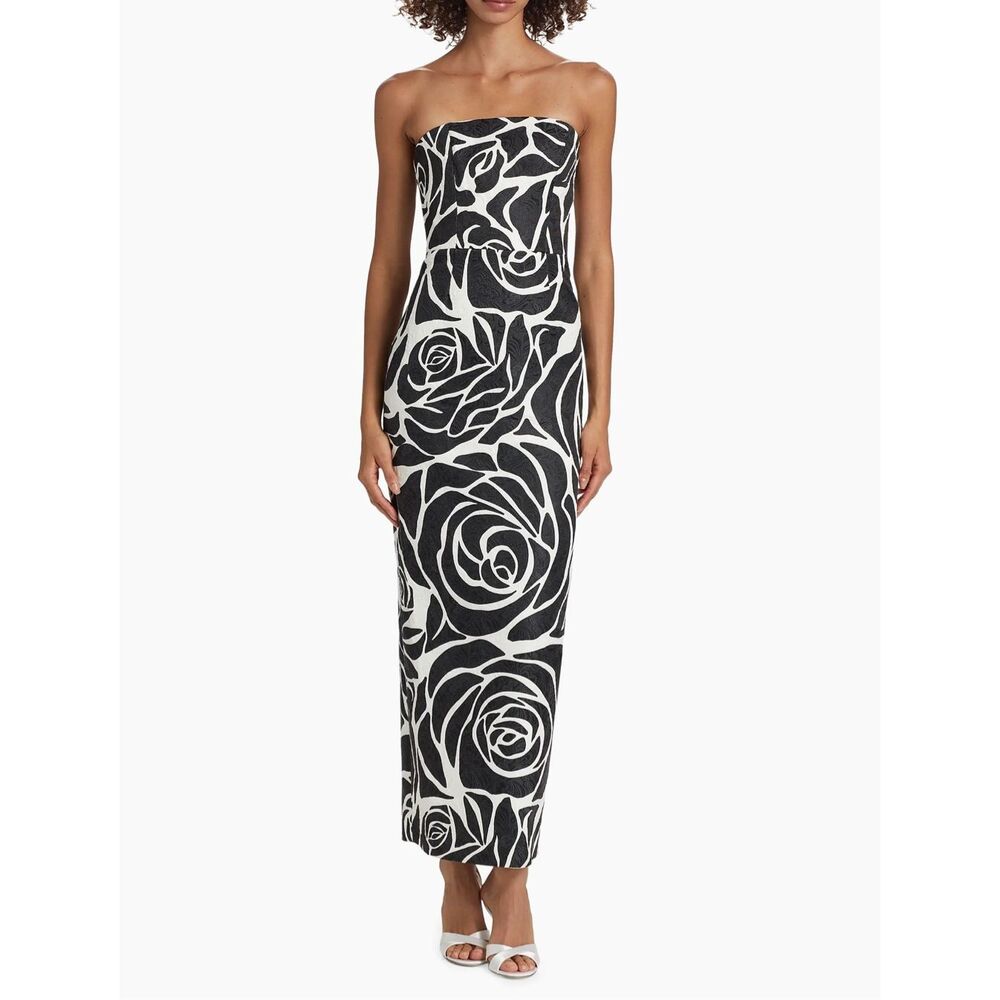 NWT Milly Orion Rose Strapless Cocktail Dress Size 10 $595